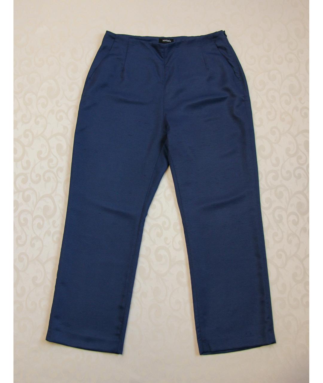 MAX&CO Синие вискозные капри, фото 7