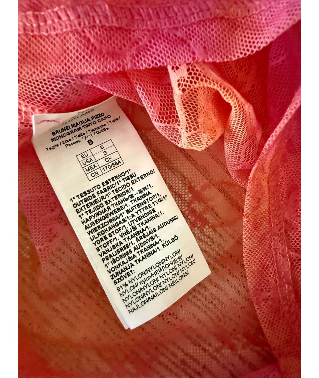 PINKO Розовая полиэстеровая блузы, фото 5