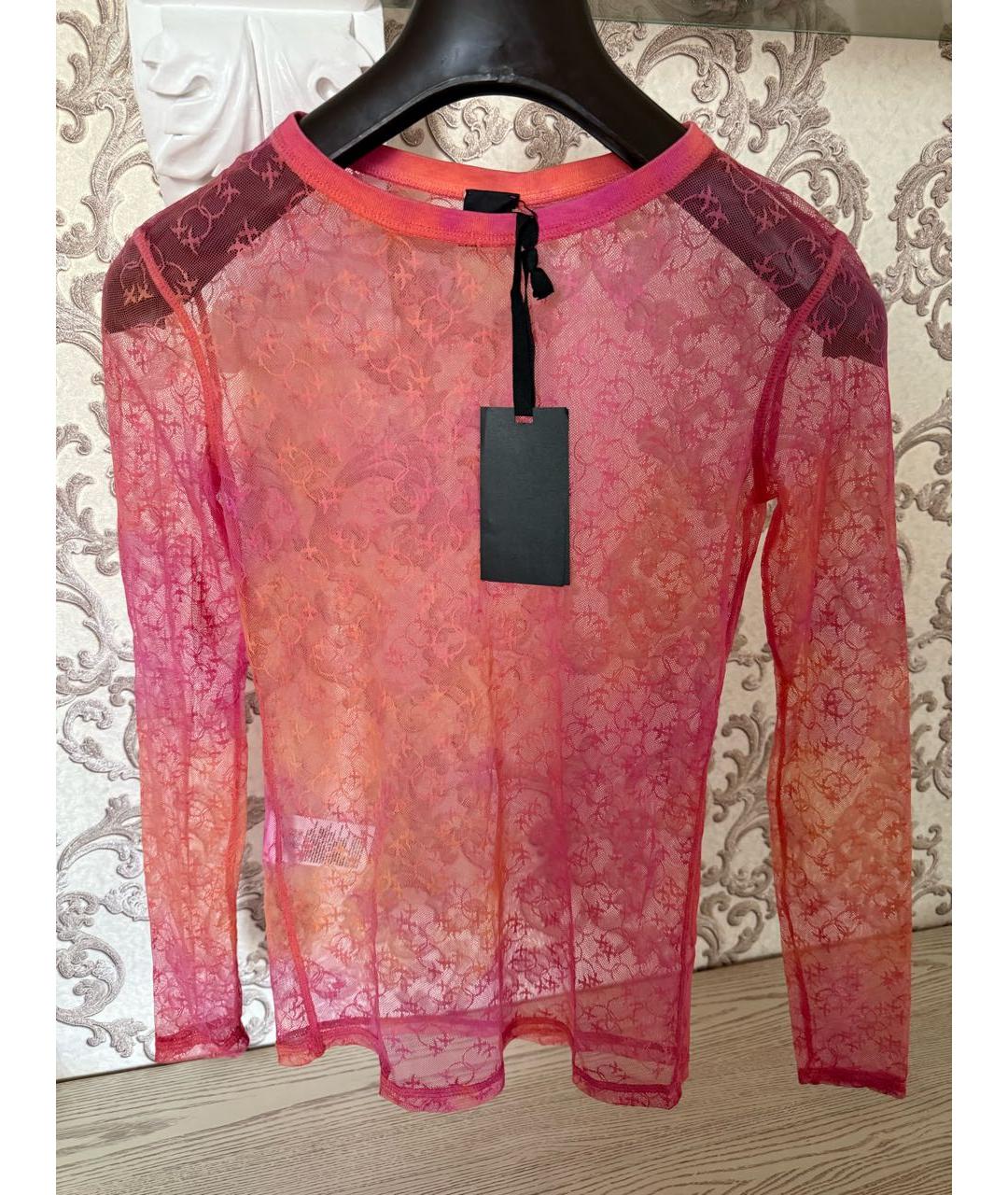 PINKO Розовая полиэстеровая блузы, фото 6