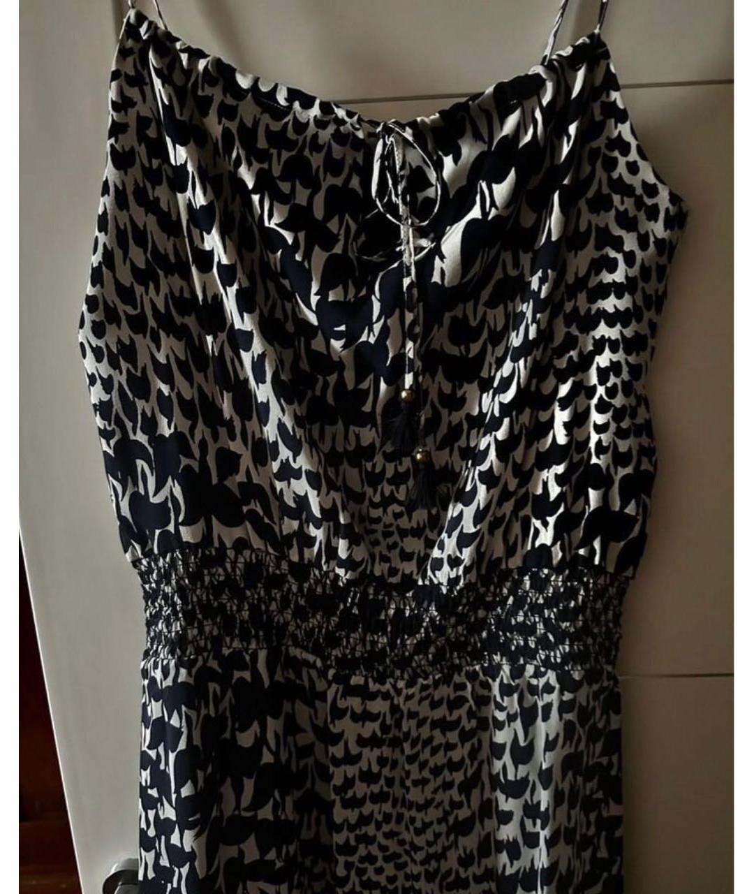 TORY BURCH Белый шелковый сарафан, фото 3