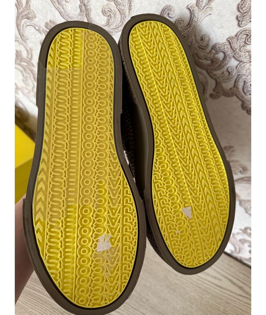 MARC JACOBS Хаки текстильные кеды, фото 6