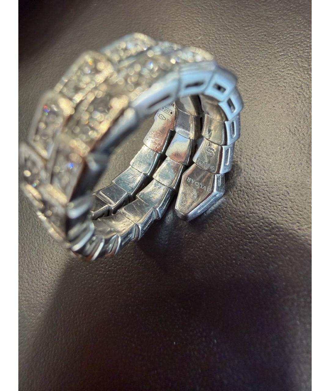 BVLGARI Серебряное кольцо из белого золота, фото 4