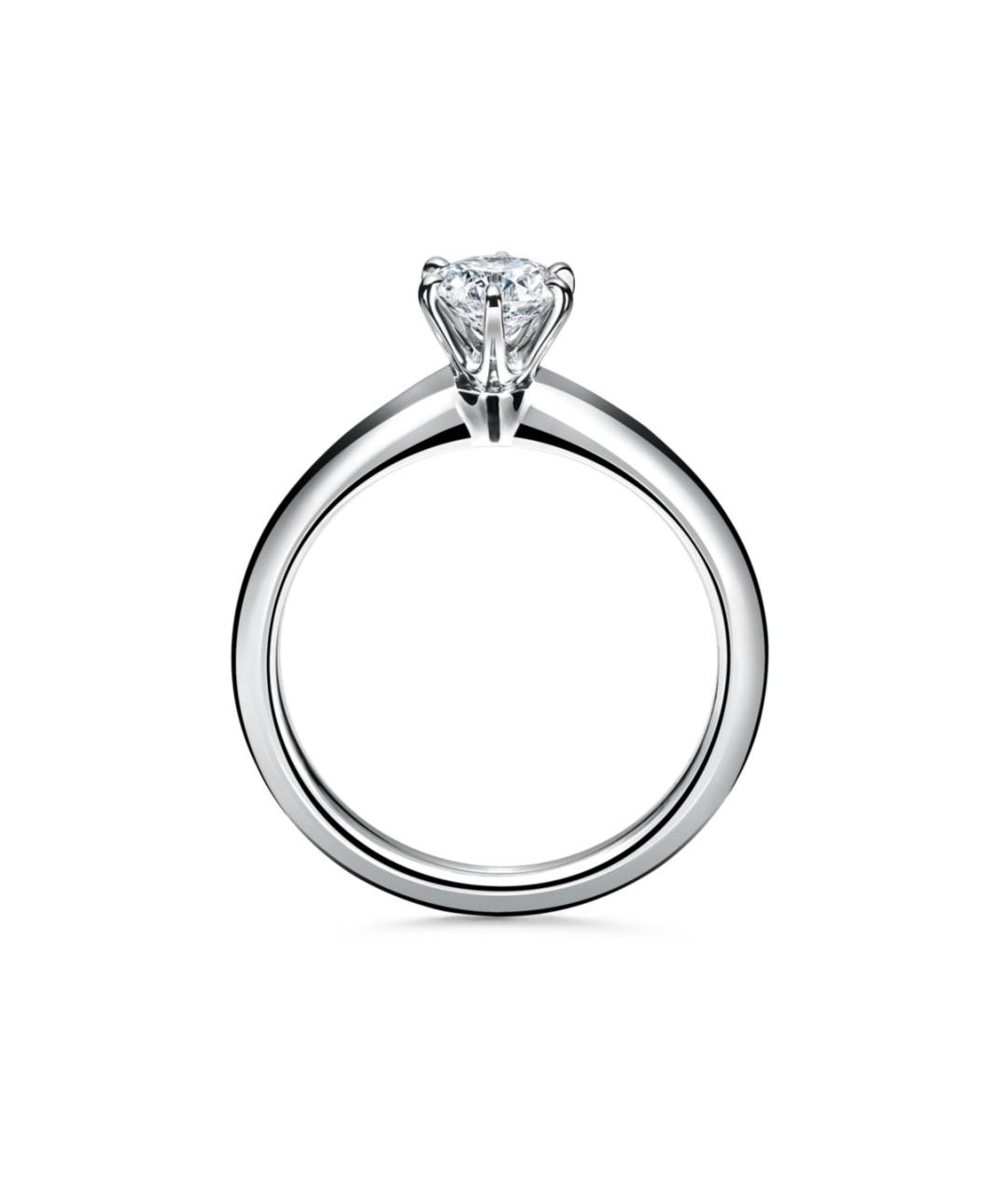 TIFFANY&CO Серебряное платиновое кольцо, фото 10