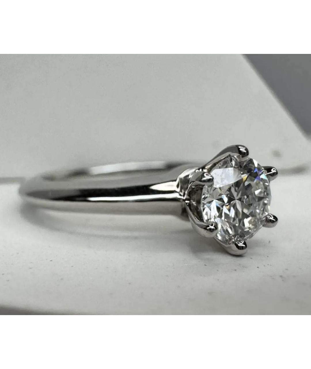 TIFFANY&CO Серебряное платиновое кольцо, фото 3