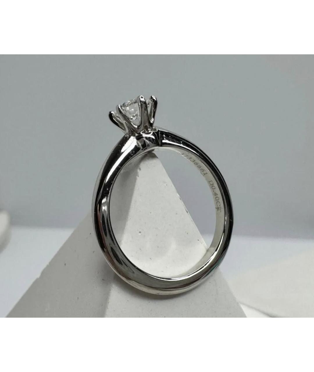 TIFFANY&CO Серебряное платиновое кольцо, фото 4