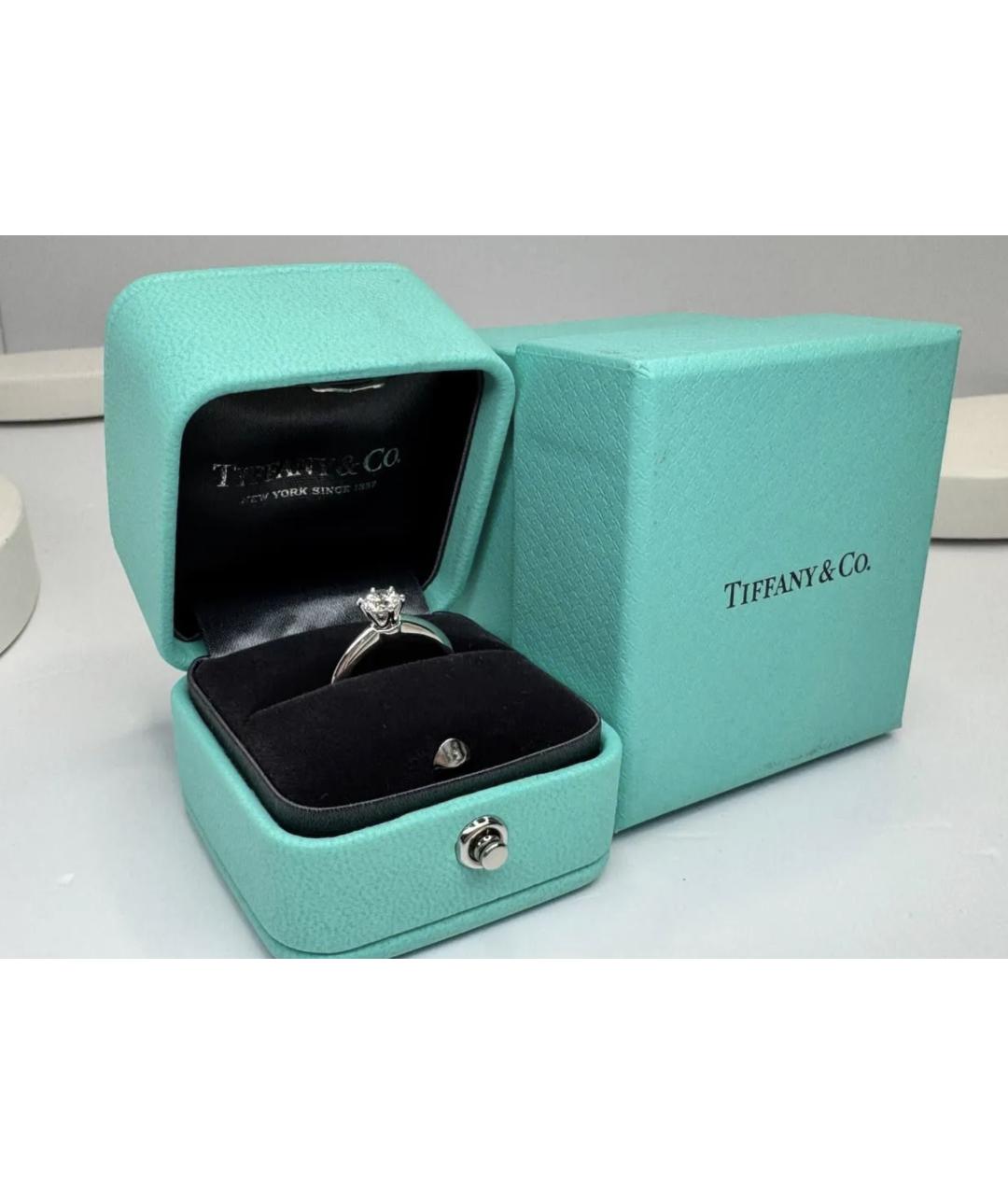 TIFFANY&CO Серебряное платиновое кольцо, фото 2