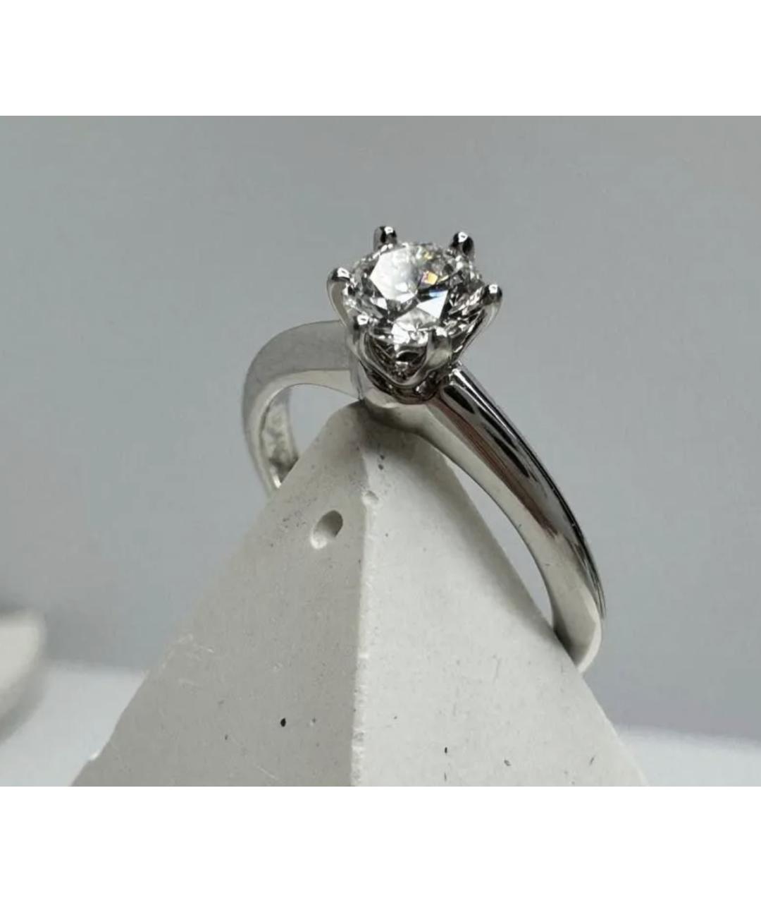 TIFFANY&CO Серебряное платиновое кольцо, фото 8