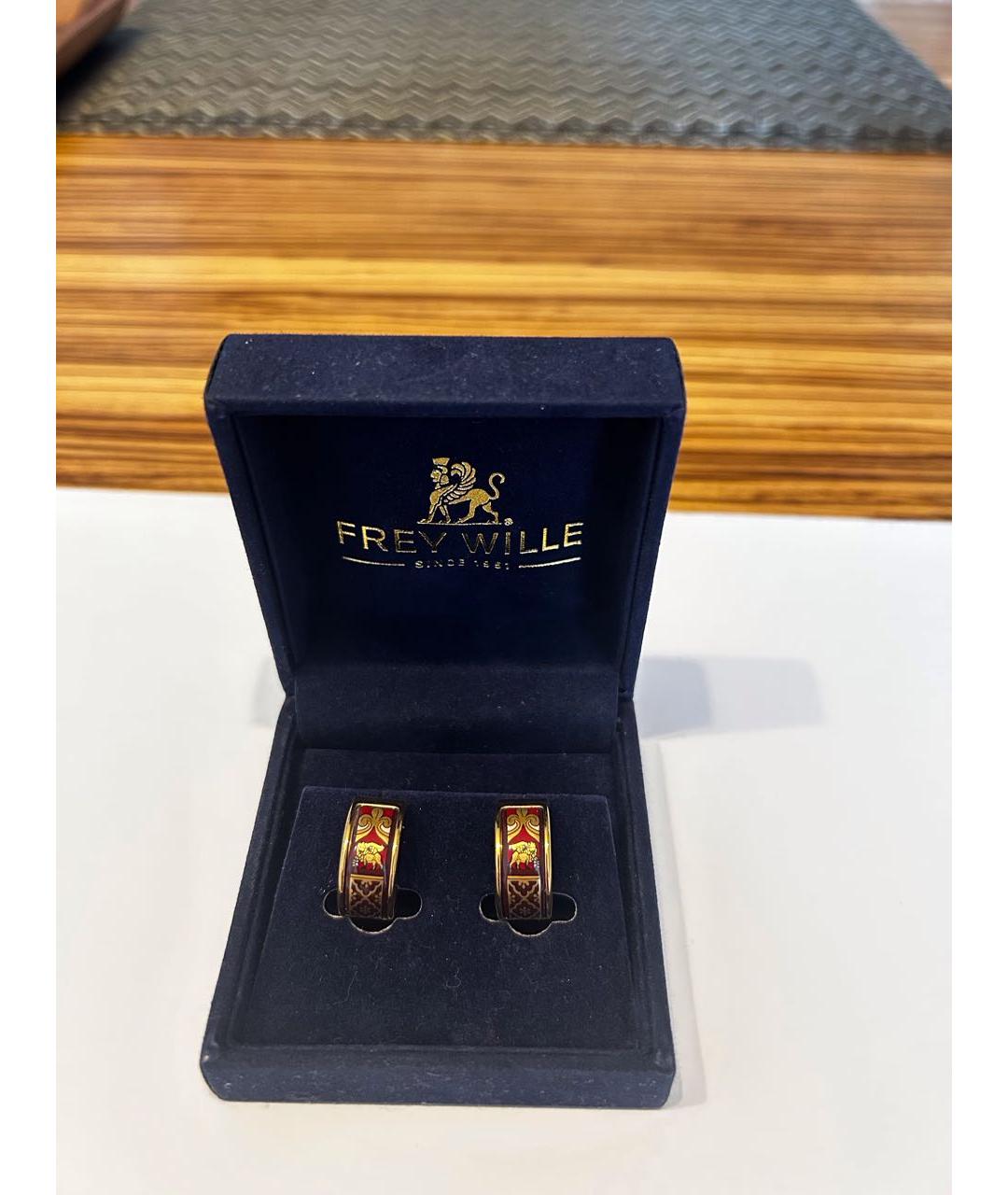 Frey Wille Мульти позолоченные серьги, фото 5