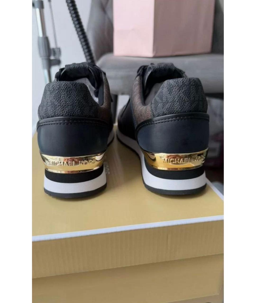 MICHAEL KORS Черные кроссовки, фото 4