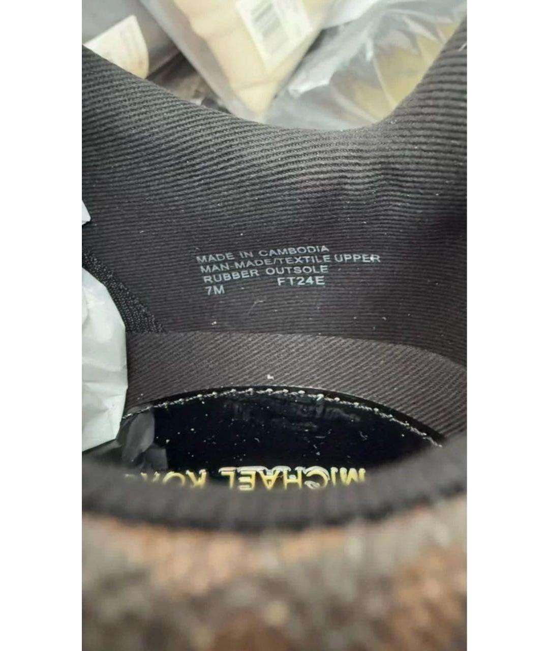 MICHAEL KORS Черные кроссовки, фото 6