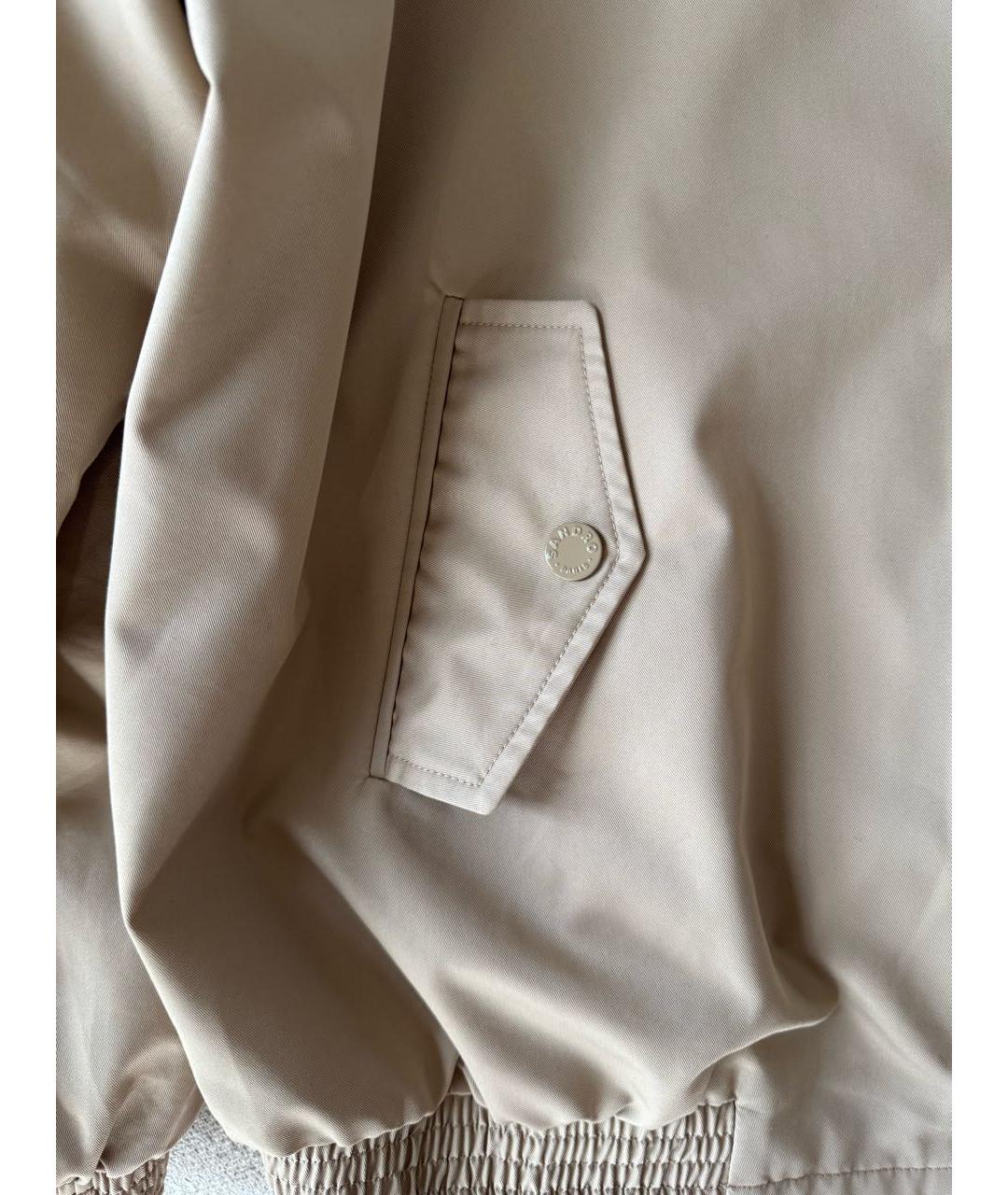 SANDRO Бежевая куртка, фото 4