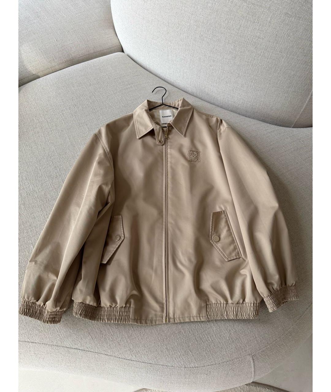 SANDRO Бежевая куртка, фото 5