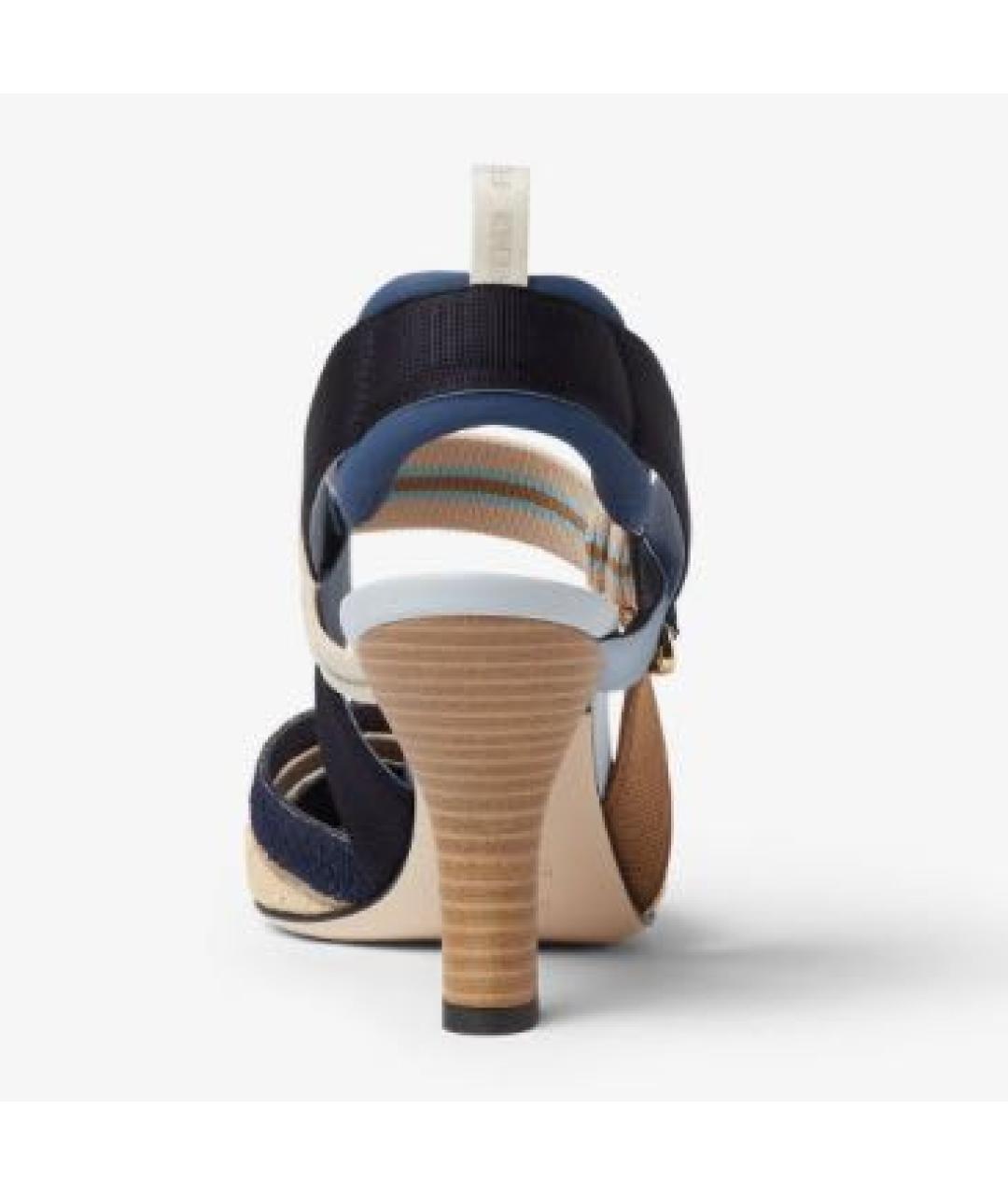 FENDI Мульти текстильные туфли, фото 3