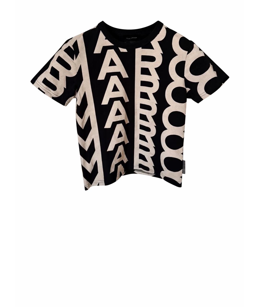 MARC JACOBS Черная хлопковая футболка, фото 1