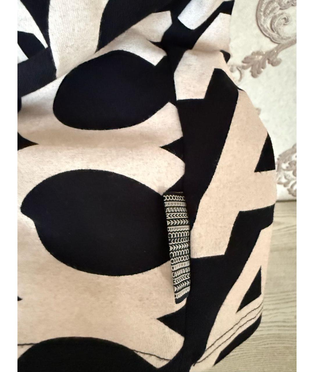 MARC JACOBS Черная хлопковая футболка, фото 4