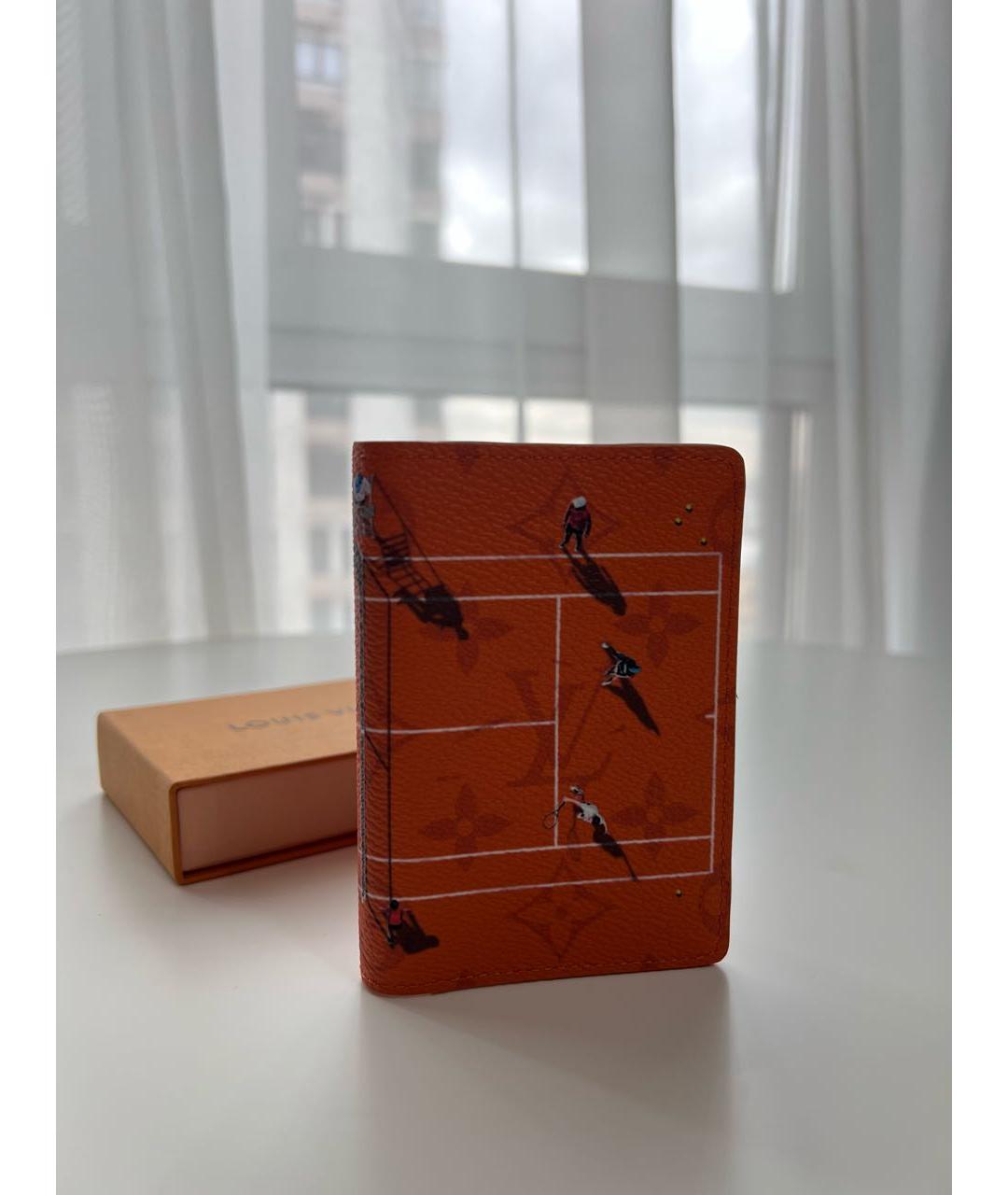 LOUIS VUITTON Оранжевый кардхолдер, фото 7