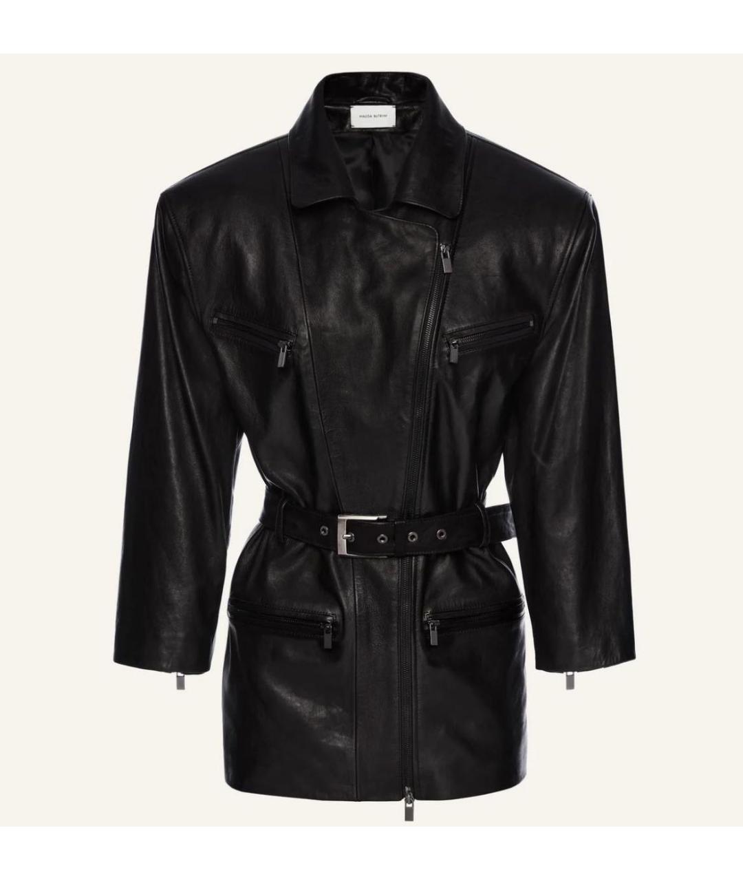 MAGDA BUTRYM Черная кожаная куртка, фото 9