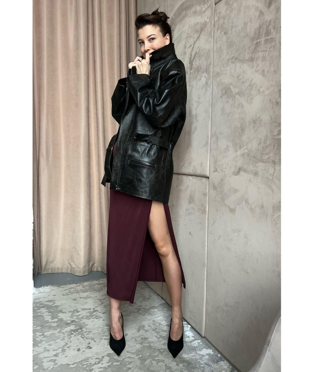 MAGDA BUTRYM Черная кожаная куртка, фото 8