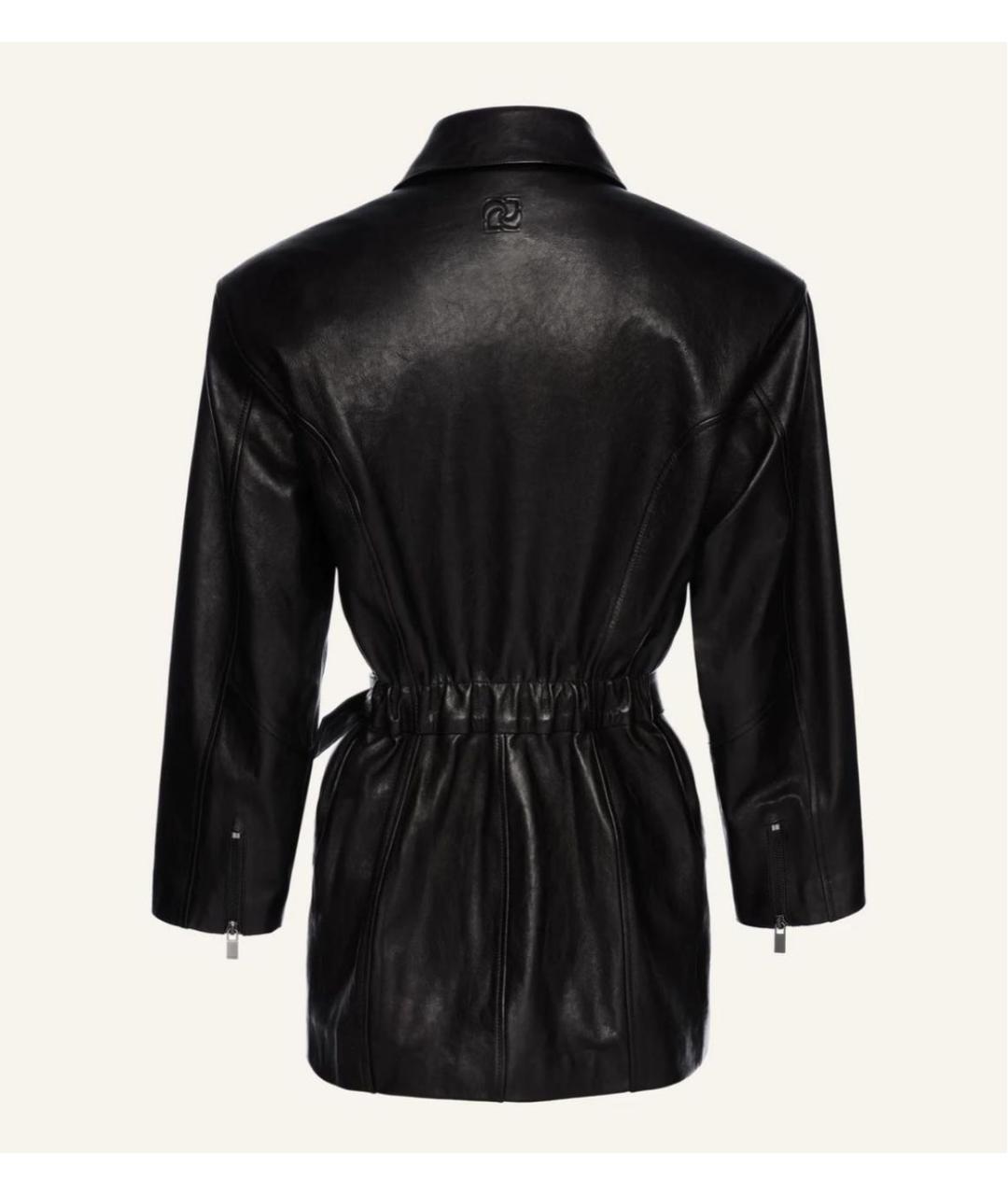 MAGDA BUTRYM Черная кожаная куртка, фото 3