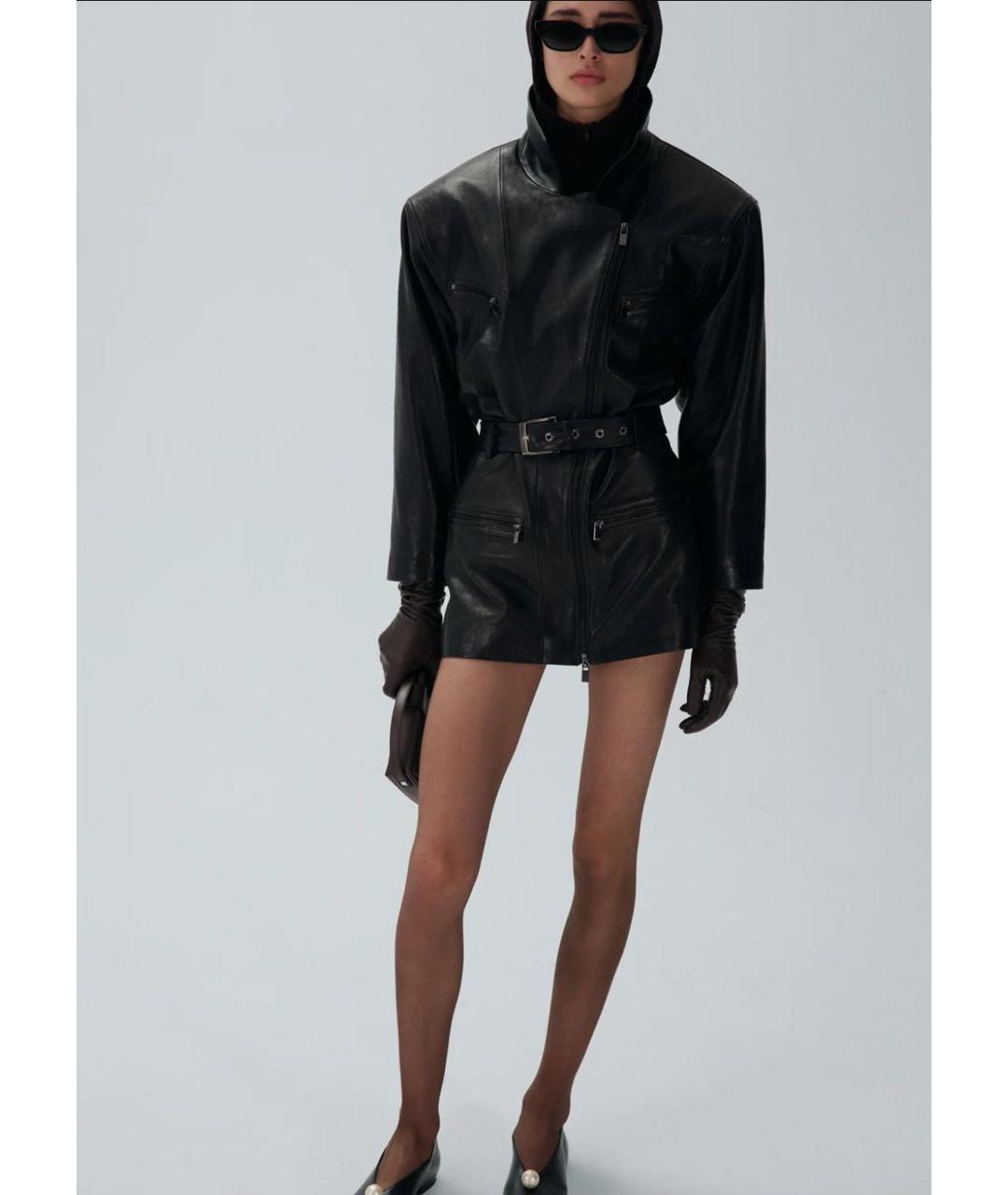 MAGDA BUTRYM Черная кожаная куртка, фото 7