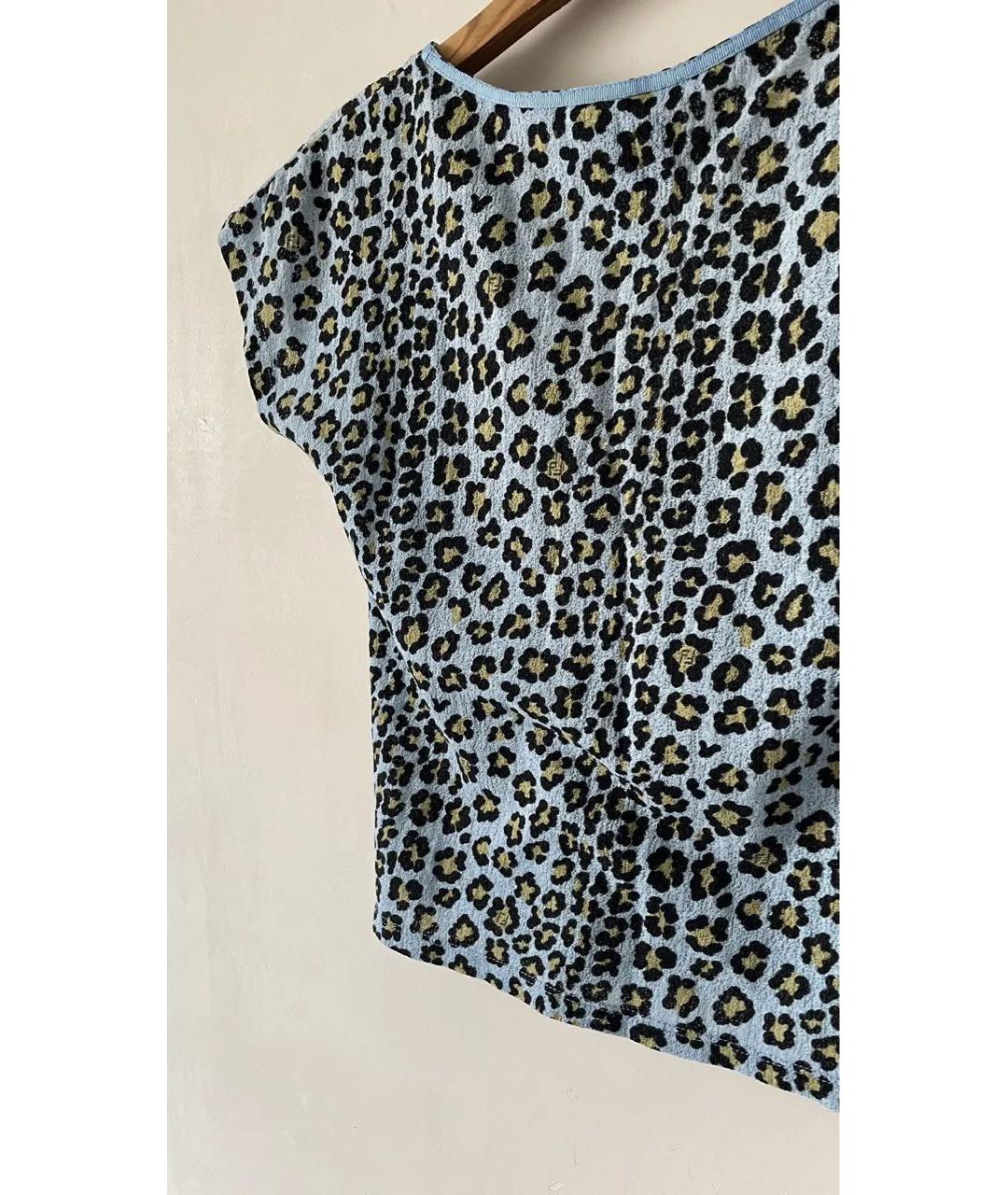 FENDI Хлопко-эластановая майка, фото 4