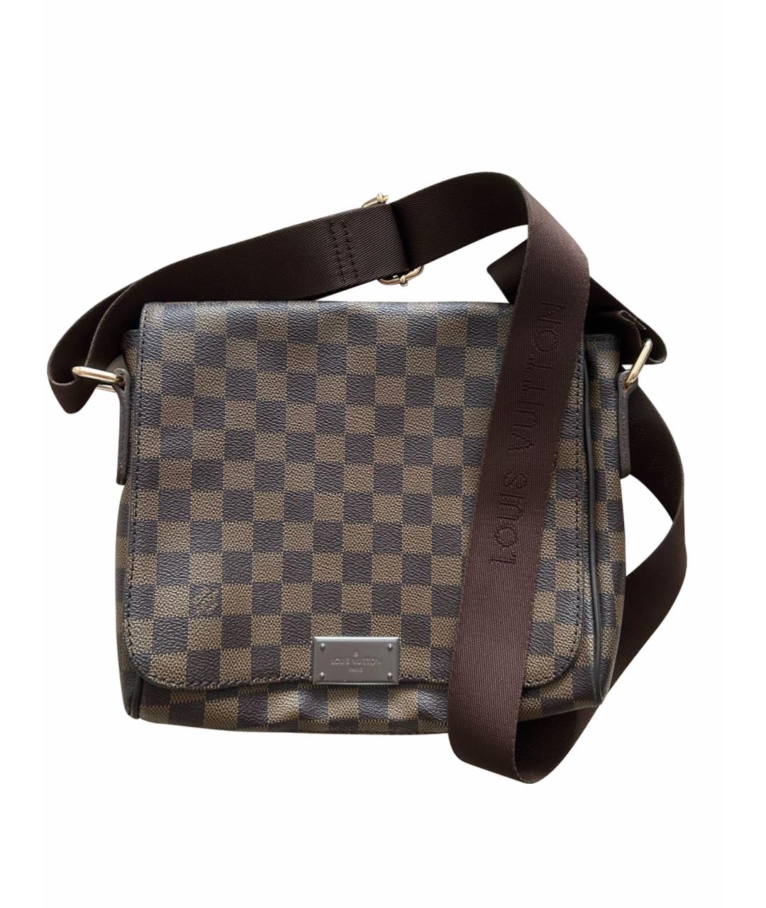 LOUIS VUITTON Коричневая сумка на плечо из искусственной кожи, фото 1