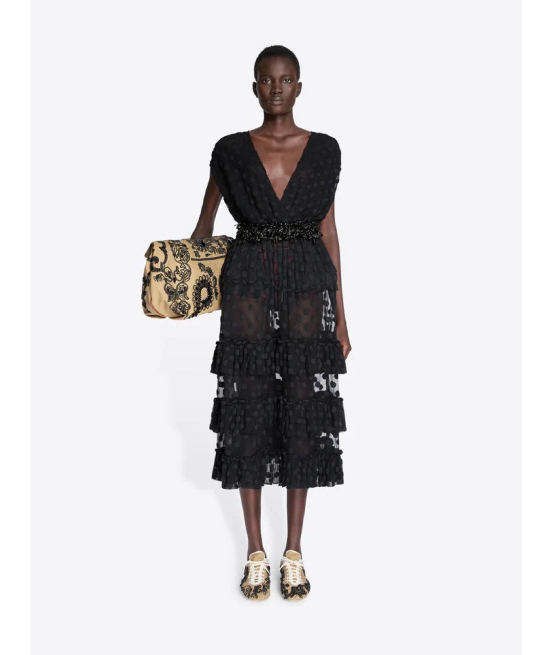 DRIES VAN NOTEN Бежевые текстильные кеды, фото 4