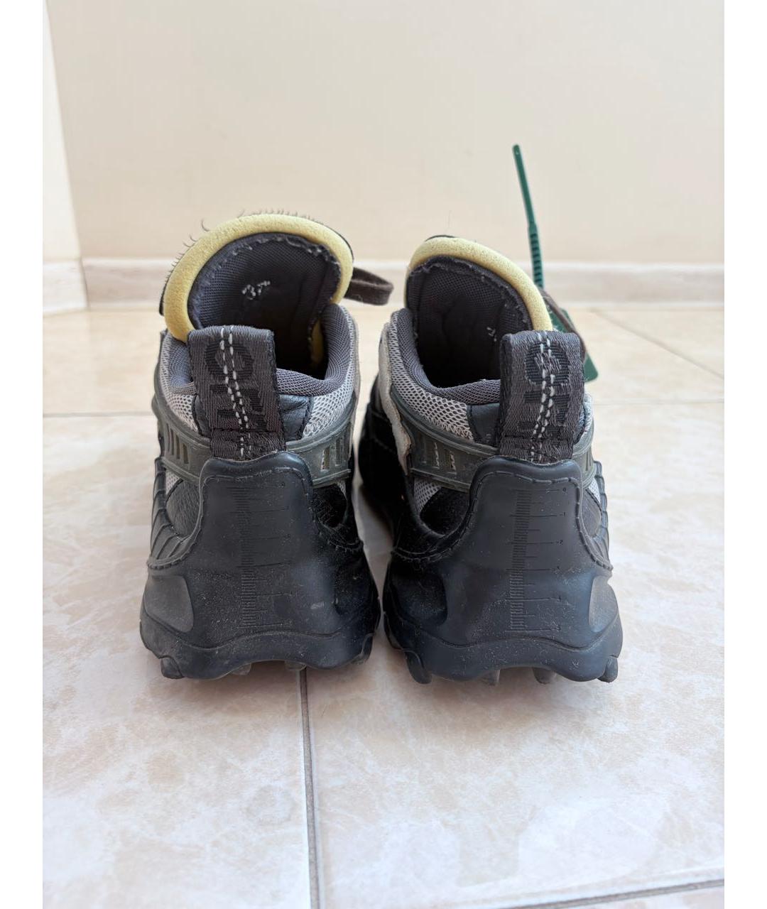 OFF-WHITE Черные кроссовки, фото 4