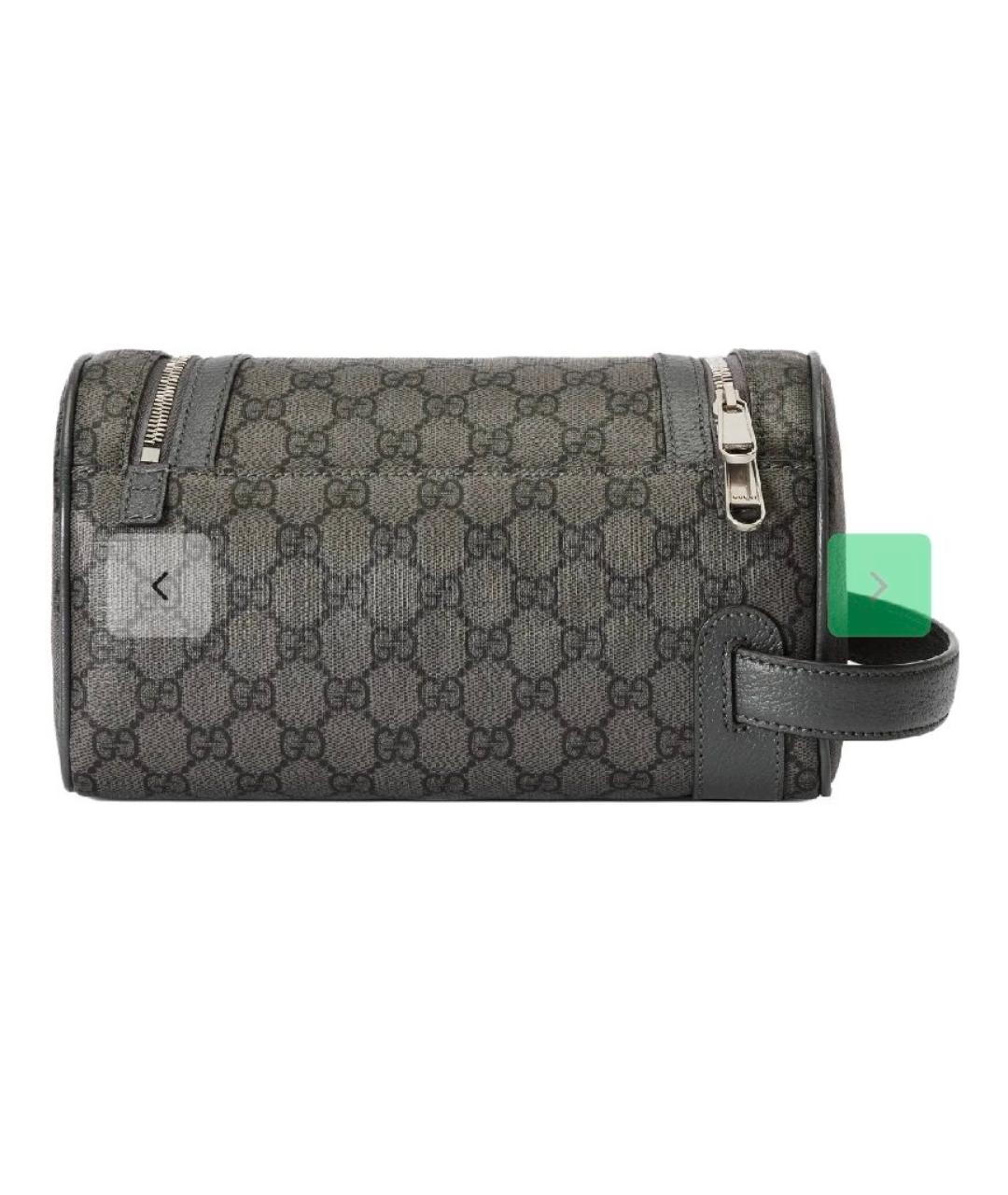 GUCCI Серая сумка с короткими ручками, фото 3