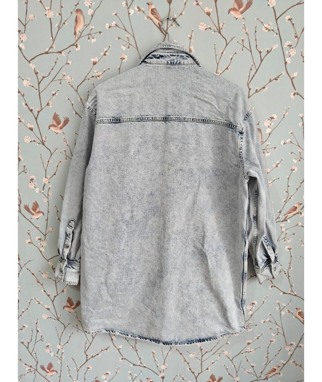 12 STOREEZ Голубое деним повседневное платье, фото 2