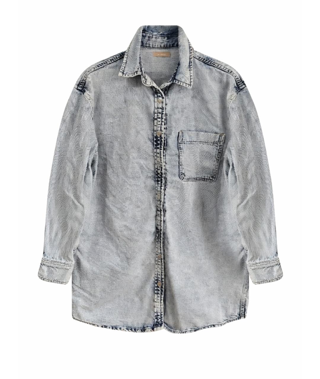 12 STOREEZ Голубое деним повседневное платье, фото 1