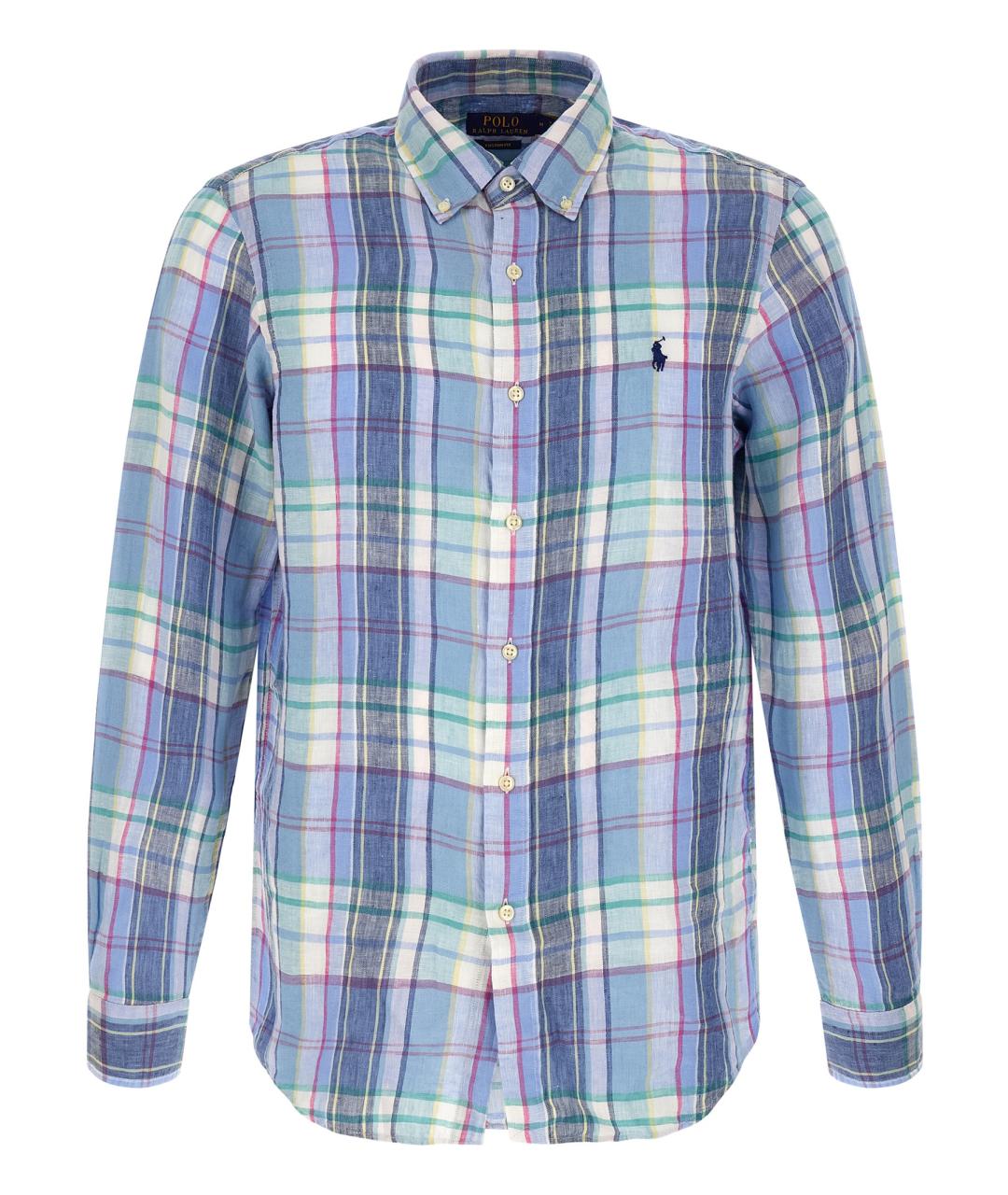 POLO RALPH LAUREN Мульти льняная кэжуал рубашка, фото 1