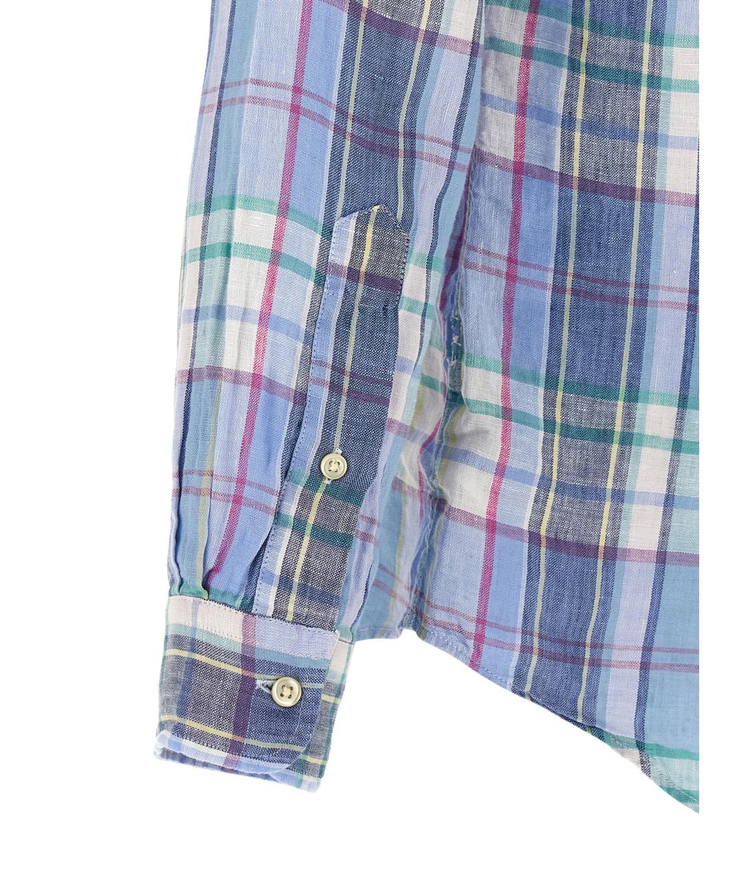 POLO RALPH LAUREN Мульти льняная кэжуал рубашка, фото 3