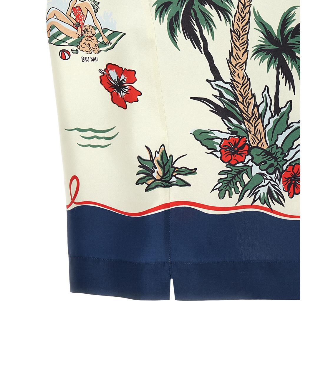 DSQUARED2 Мульти шелковая кэжуал рубашка, фото 4