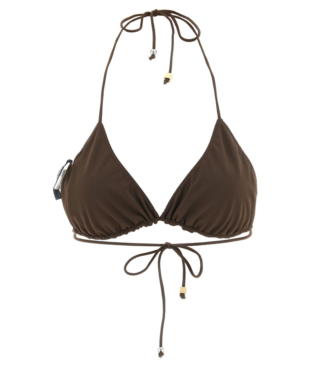 JACQUEMUS Коричневый полиамидовый купальник, фото 2