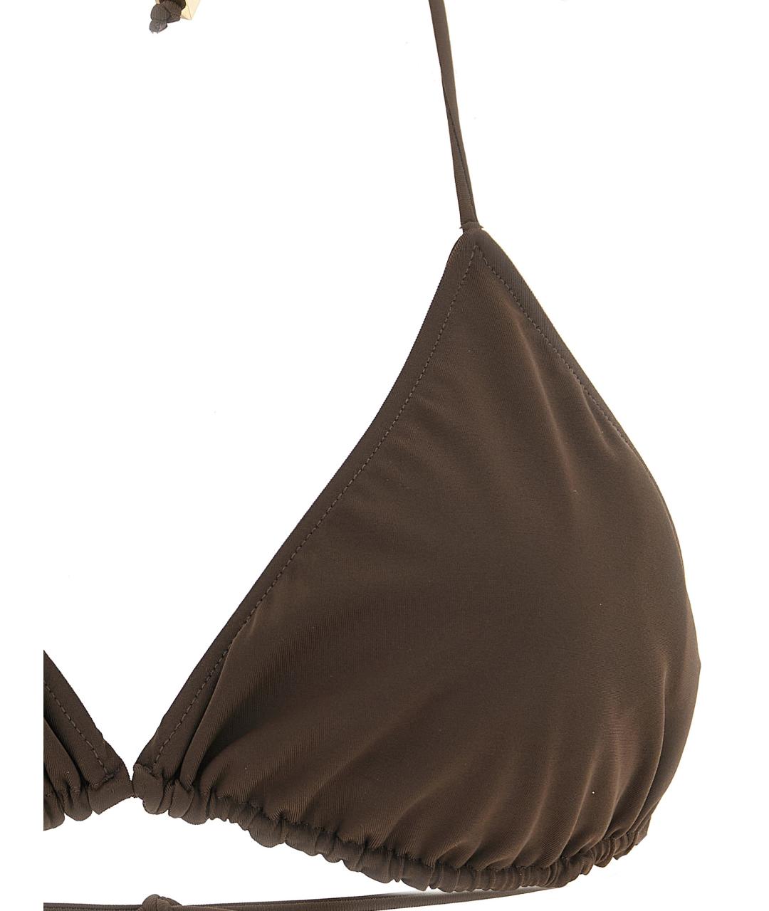 JACQUEMUS Коричневый полиамидовый купальник, фото 3