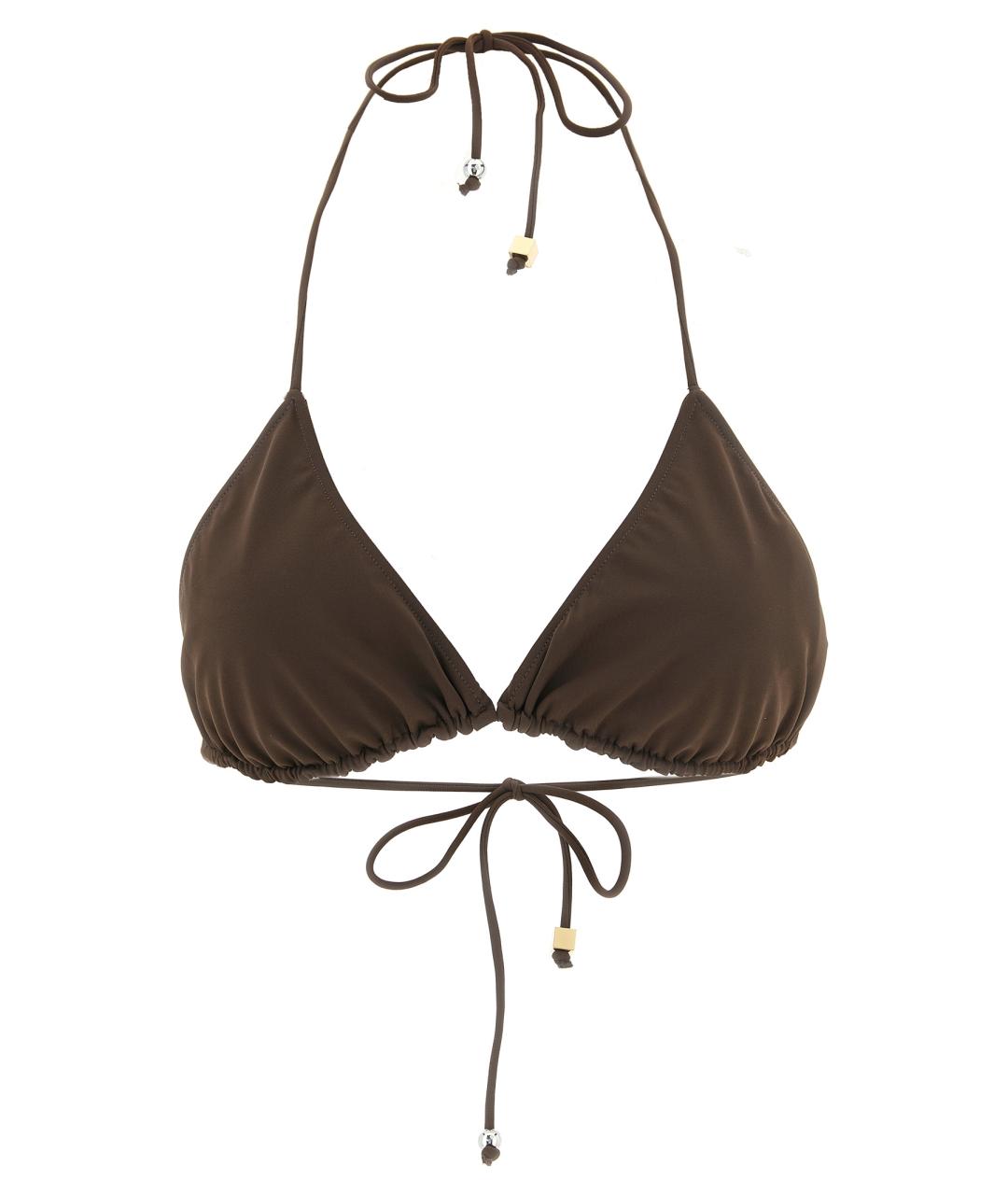 JACQUEMUS Коричневый полиамидовый купальник, фото 1