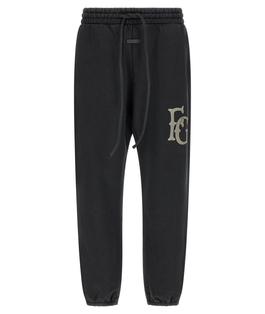 FEAR OF GOD Черные хлопковые повседневные брюки, фото 1