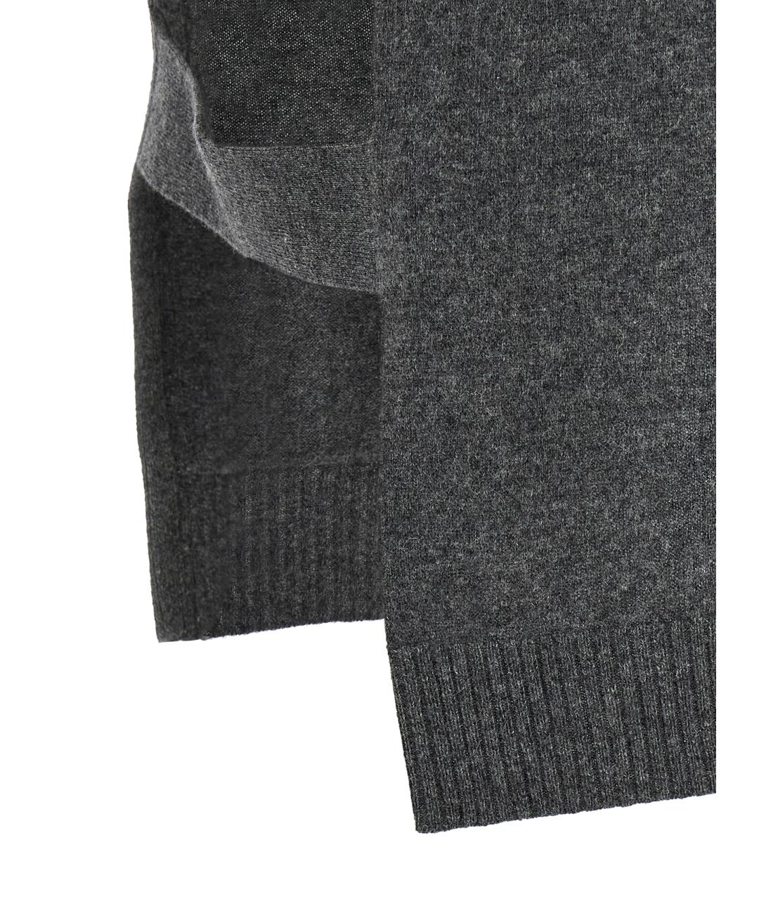 MIU MIU Серая кашемировая жилетка, фото 4