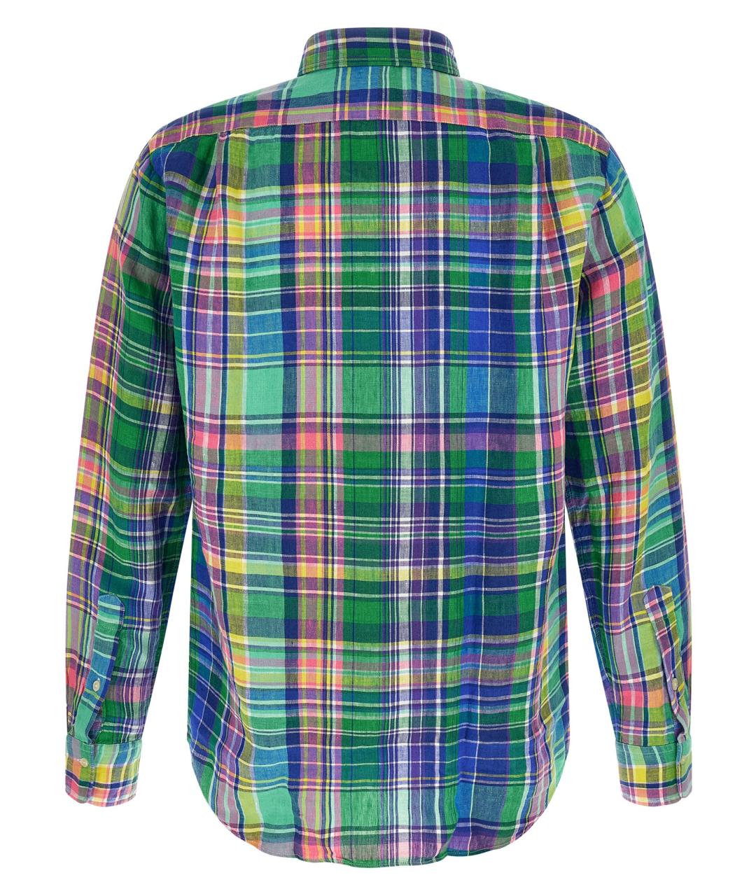 POLO RALPH LAUREN Мульти льняная кэжуал рубашка, фото 2