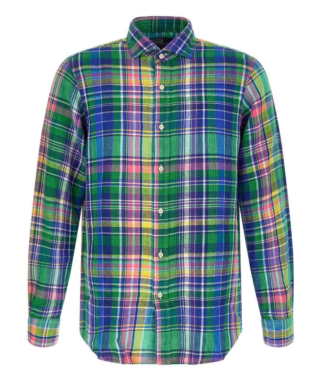 POLO RALPH LAUREN Мульти льняная кэжуал рубашка, фото 1