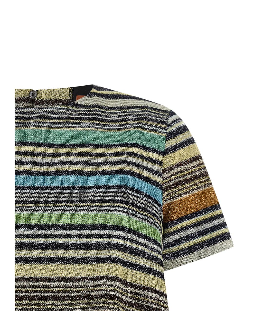 MISSONI Мульти вискозная футболка, фото 3