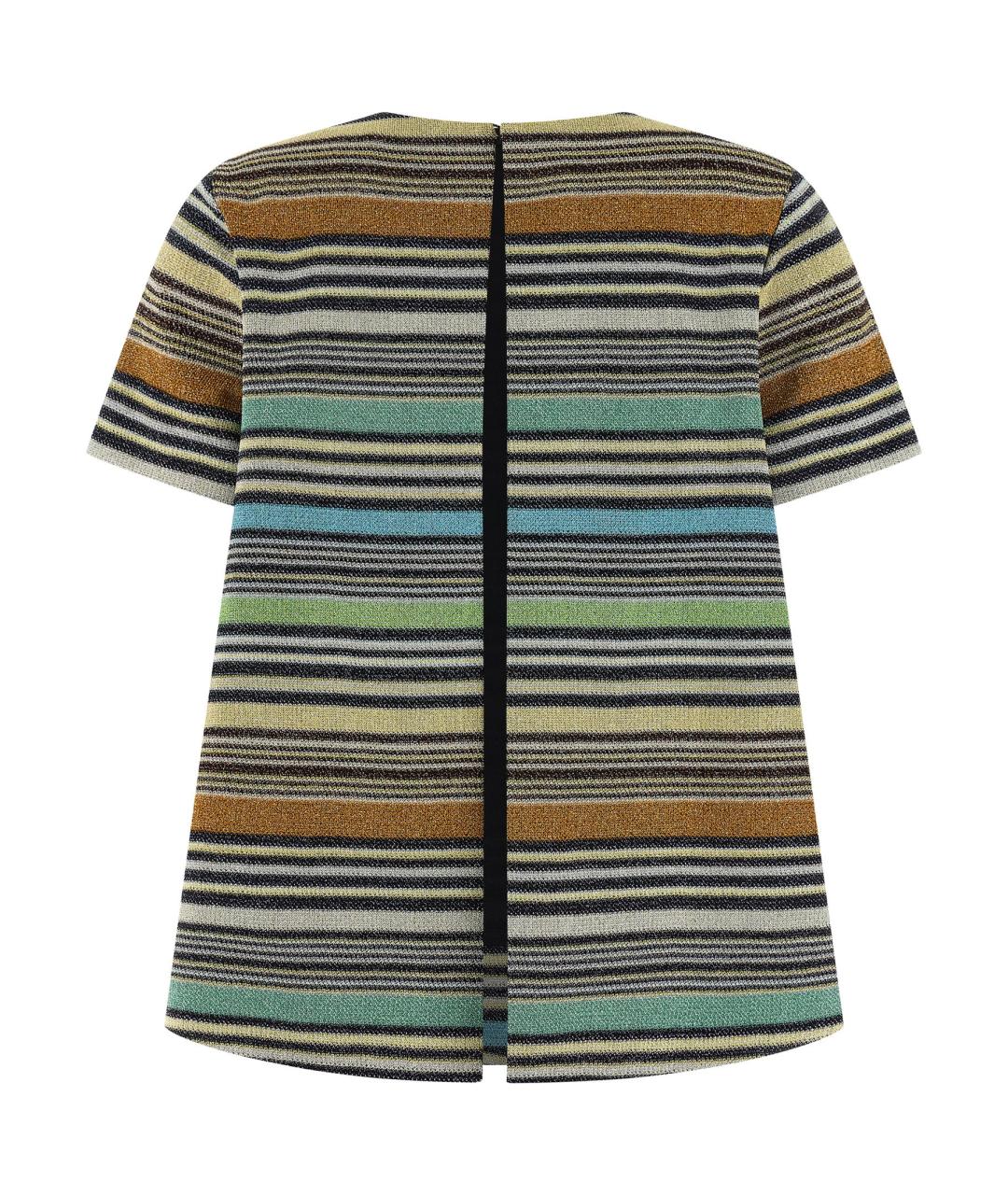 MISSONI Мульти вискозная футболка, фото 2