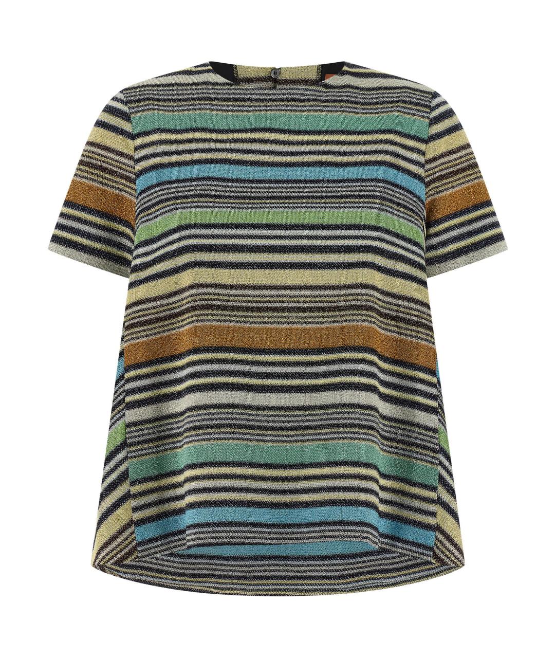 MISSONI Мульти вискозная футболка, фото 1
