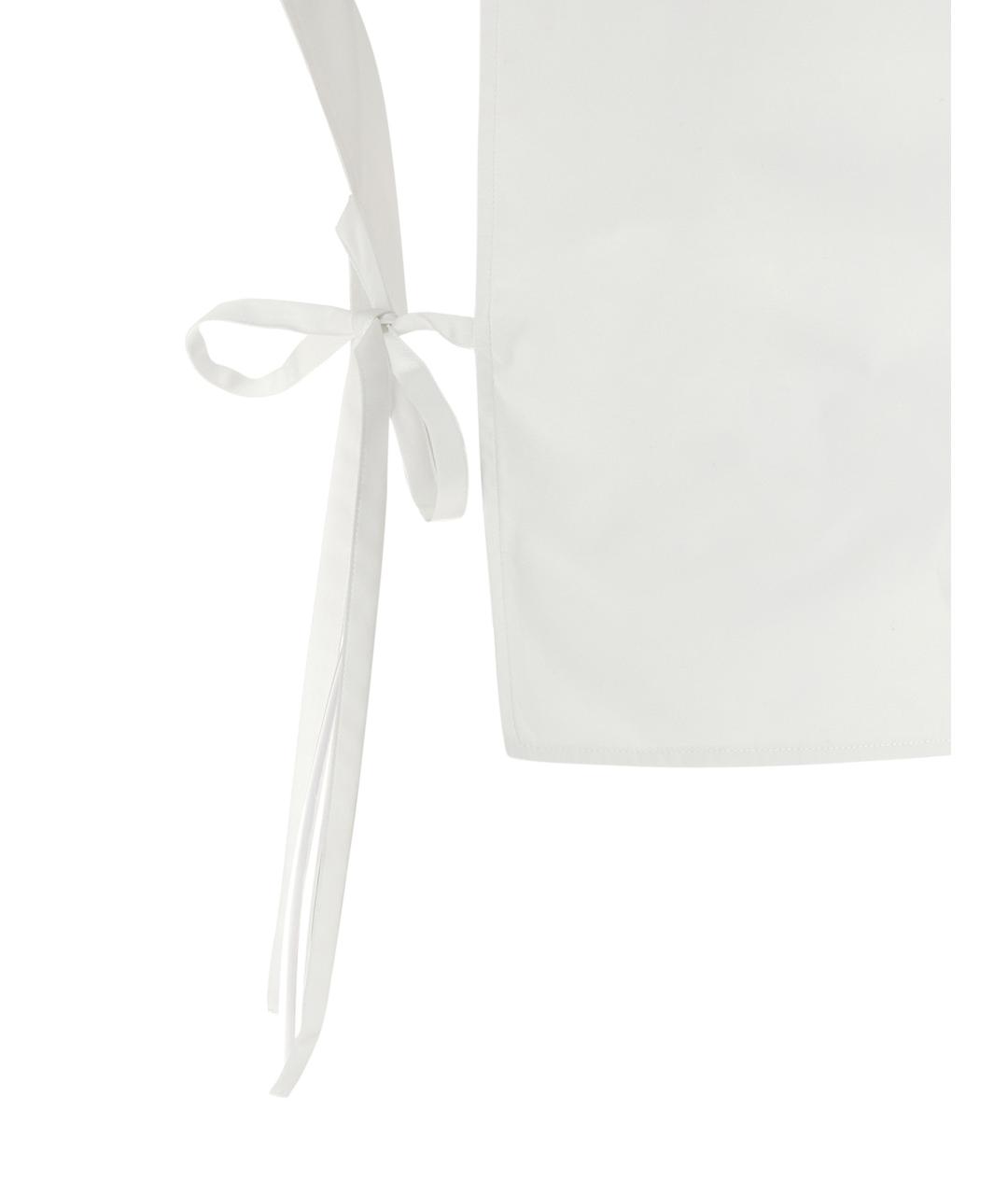 MIU MIU Белая хлопковая рубашка, фото 4