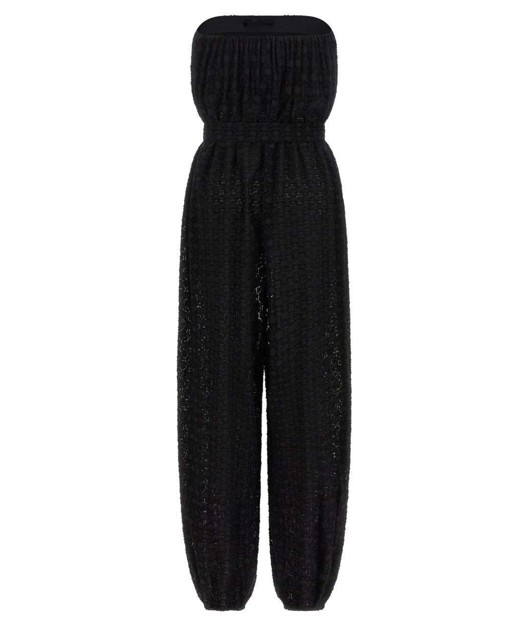 Eres Черный шелковый комбинезон, фото 2