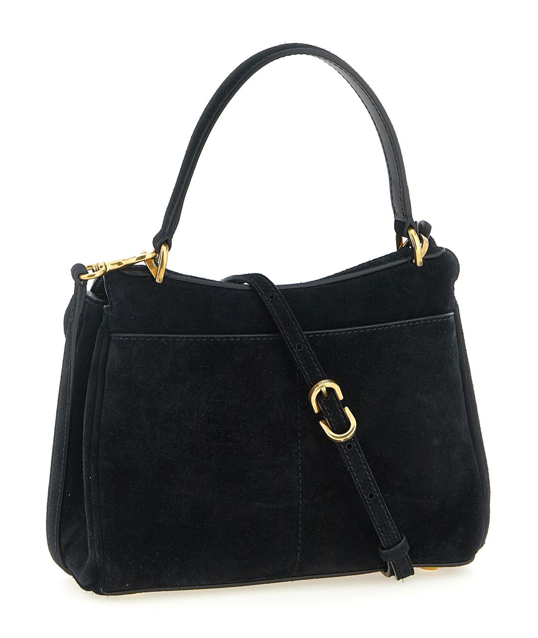 BALENCIAGA Черная замшевая сумка тоут, фото 2