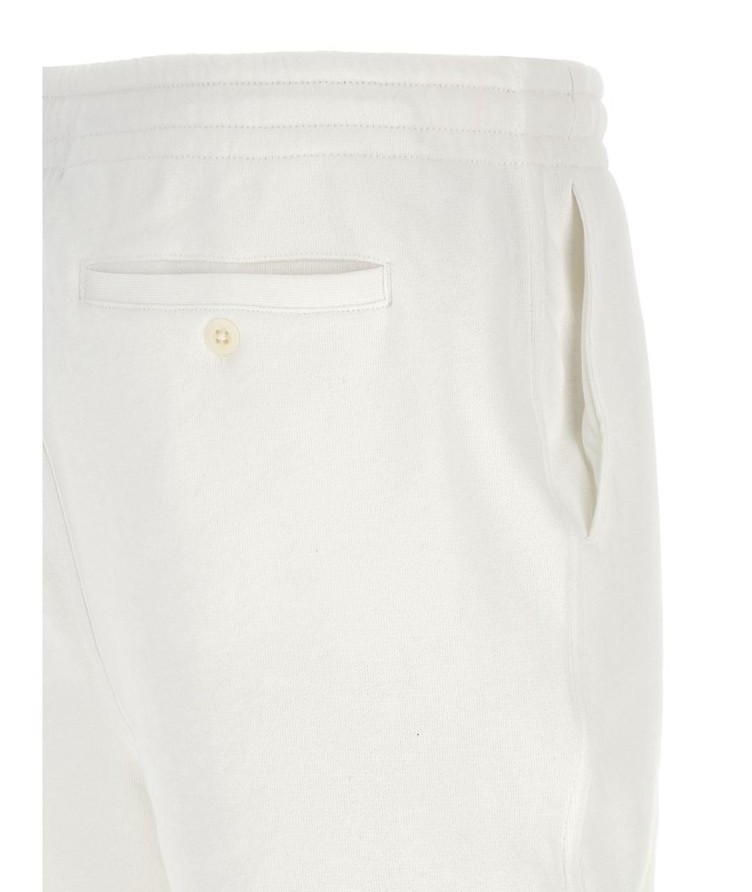 POLO RALPH LAUREN Белые хлопковые шорты, фото 4