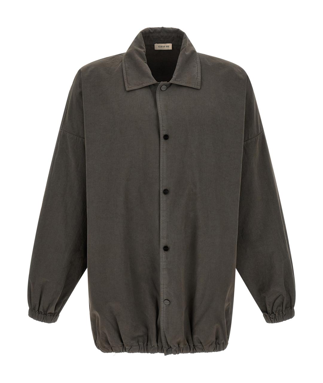FEAR OF GOD Серая хлопковая куртка, фото 1