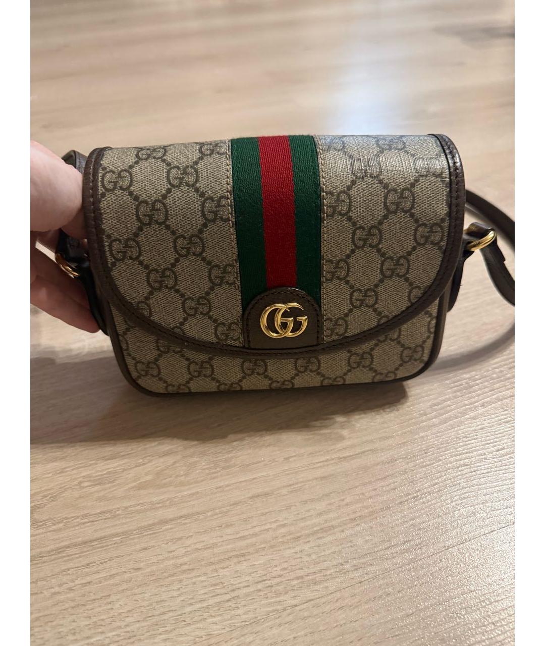 GUCCI Кожаная сумка через плечо, фото 2